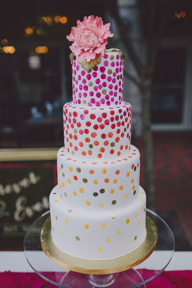 Poka Dot Wedding Cakes the Best Ideas for Polka Dot Wedding Cakes Wedloft