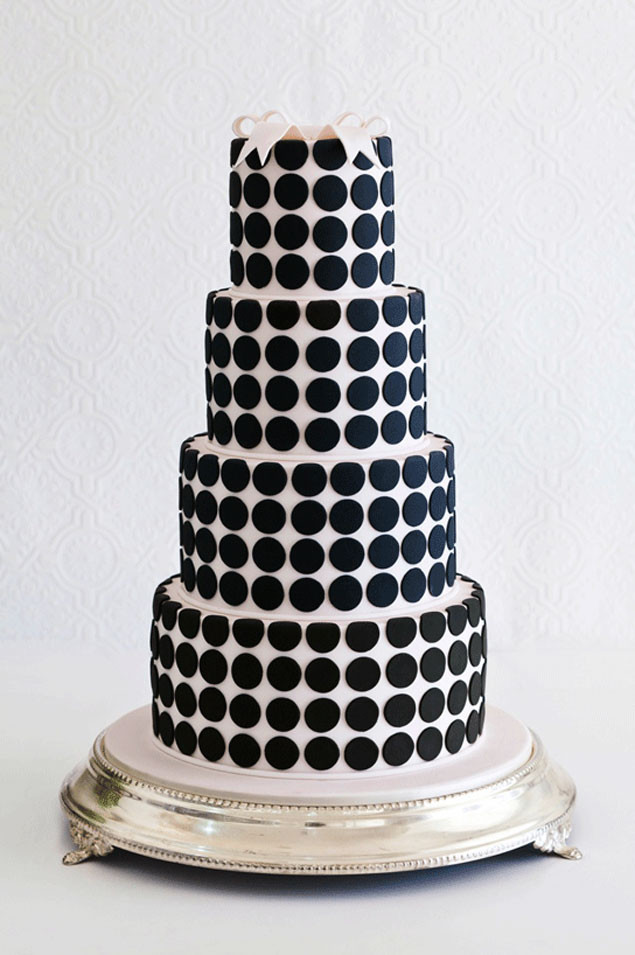 Polka Dots Wedding Cakes
 Polka Dot Wedding Cakes WedLoft