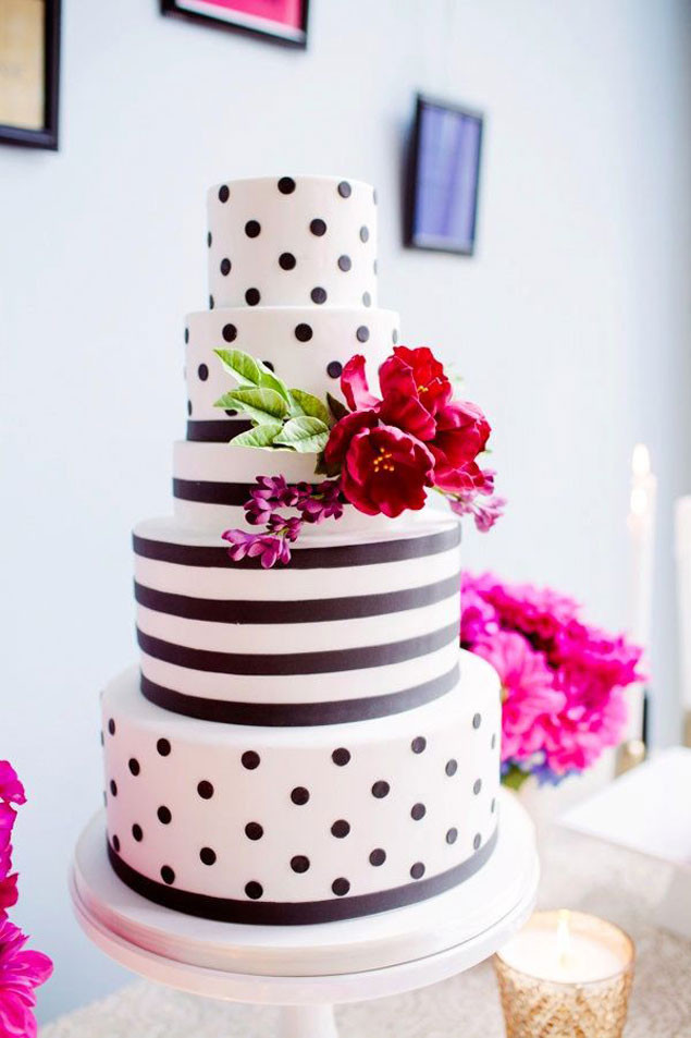 Polka Dotted Wedding Cakes
 Polka Dot Wedding Cakes WedLoft
