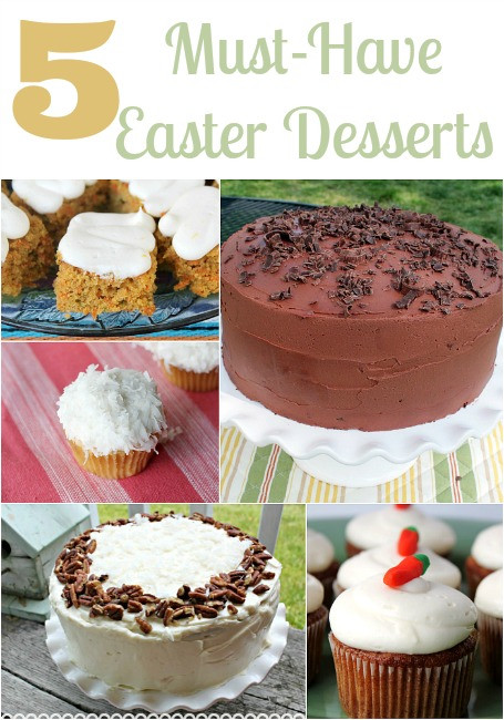 Popular Easter Desserts
 Top 5 Favorite Easter Desserts