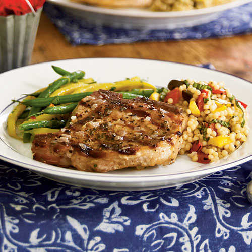 Pork Chops Recipes Healthy
 Grilled Pork Chops with Shallot Butter Healthy Pork Chop