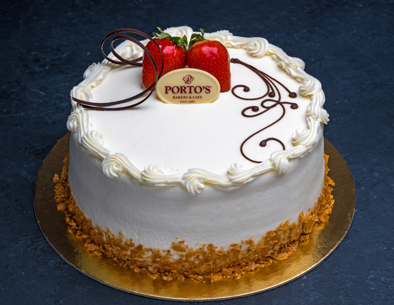 Portos Wedding Cakes Prices
 Strawberry Bavarian Mousse 9" Porto s Bakery