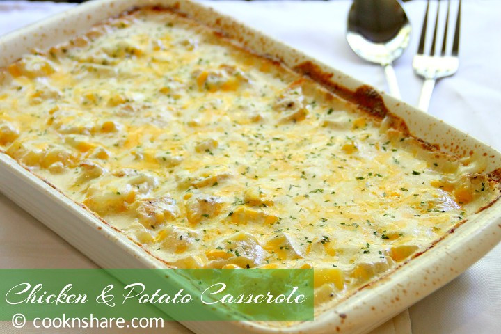 Potato Chicken Casserole Healthy
 Chicken Potato Casserole