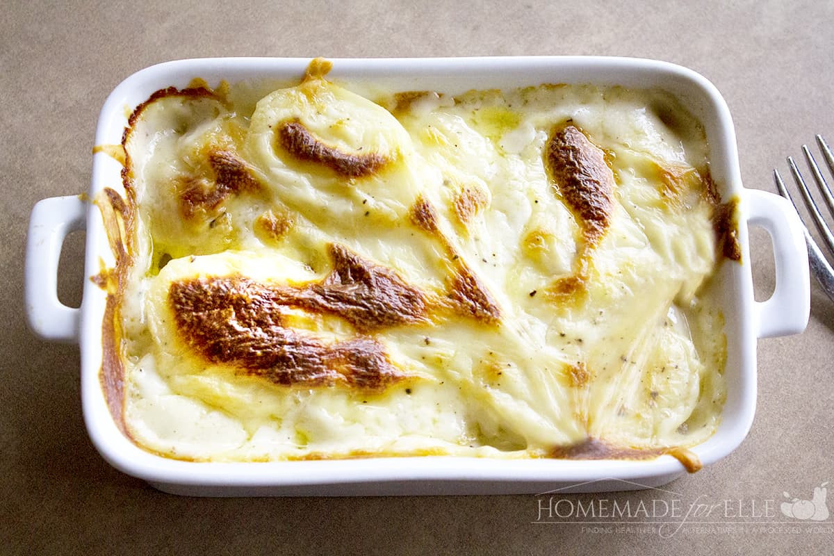 Potatoes Au Gratin Healthy
 Potatoes Au Gratin for Two ⋆ Homemade for Elle