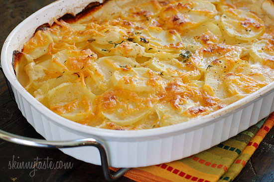 Potatoes Au Gratin Healthy
 Skinny Scalloped Potato Gratin