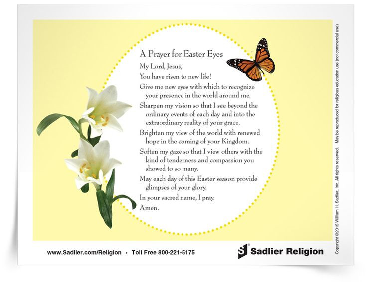 Prayers For Easter Dinner
 17 Best images about Catholic Easter on Pinterest