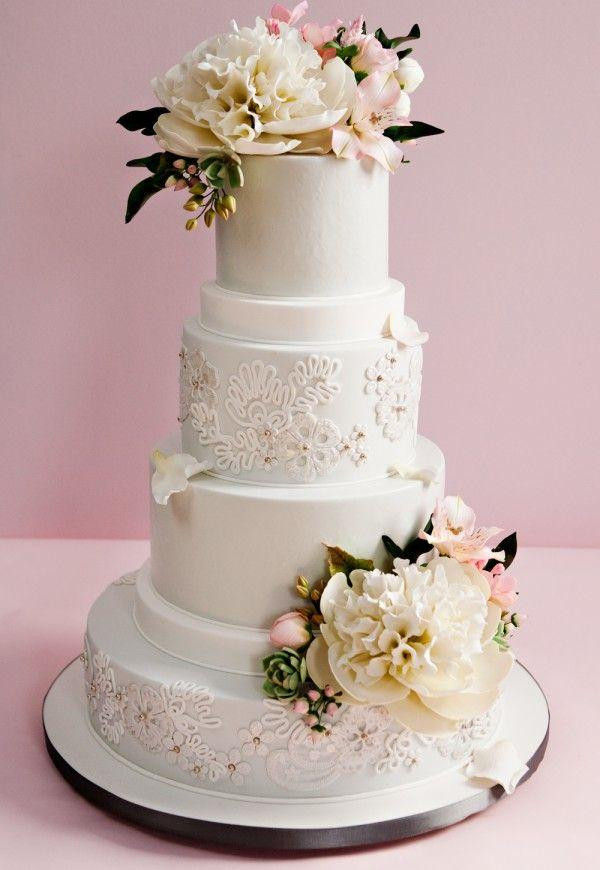 Prettiest Wedding Cakes
 PRETTIEST WEDDING CAKES WITH EXQUISITE DETAILS Weddbook