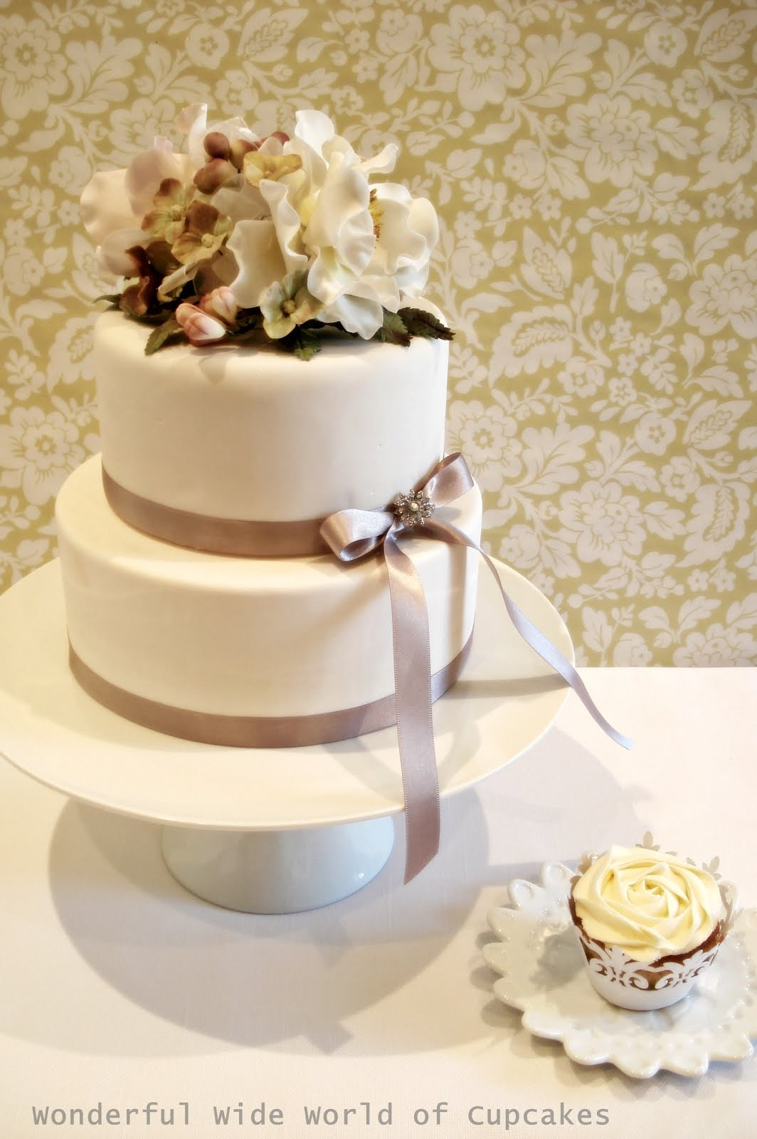 Prices For Wedding Cakes
 Two tier wedding cake prices idea in 2017