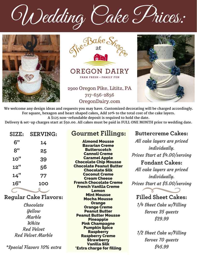 Pricing Of Wedding Cakes
 Wedding Cakes The Bake Shoppe