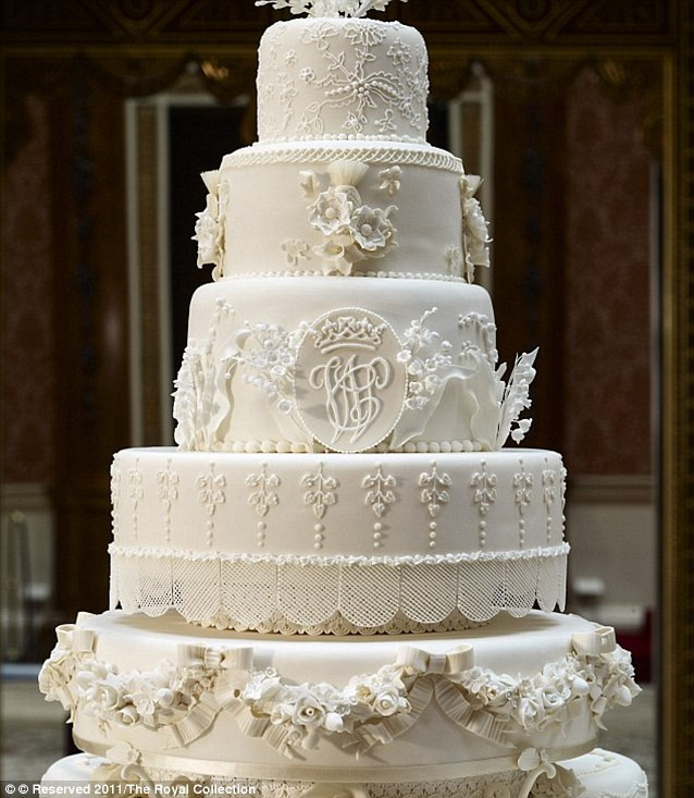 Prince William Wedding Cakes
 From diamond encrusted sponge to Kim Kardashian s £12 000