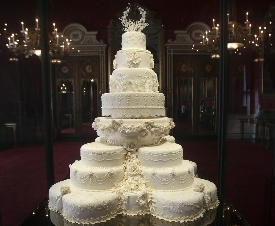 Prince William Wedding Cakes
 Kate Middleton s Eight Tiered Wedding Cake Slice Fetches £
