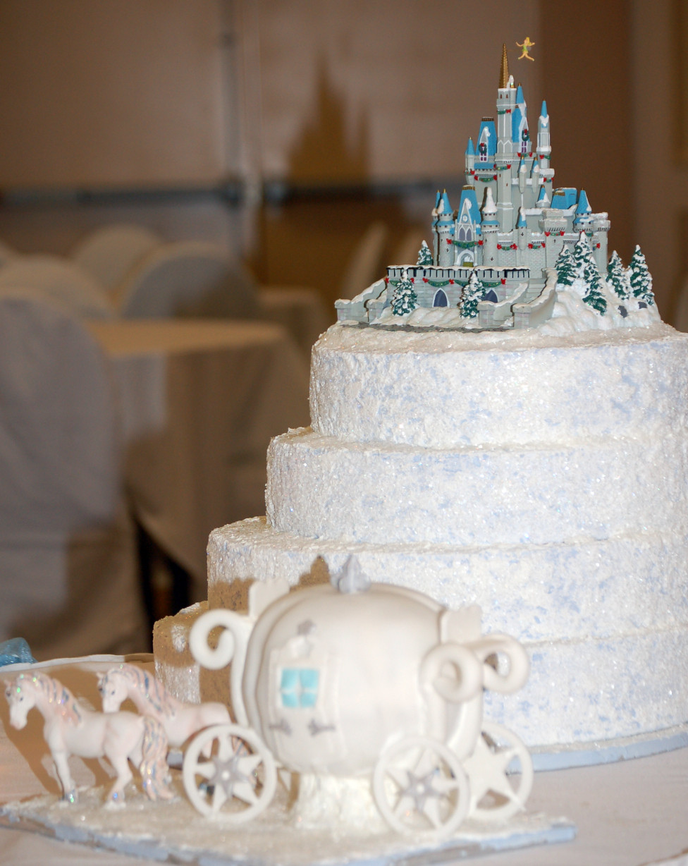 Princess Wedding Cakes
 Disney Cinderella Fairy Tale Wedding Cakes