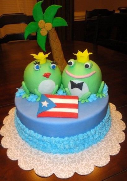 Puerto Rican Wedding Cakes
 "Puerto Rico Coqui Cake"