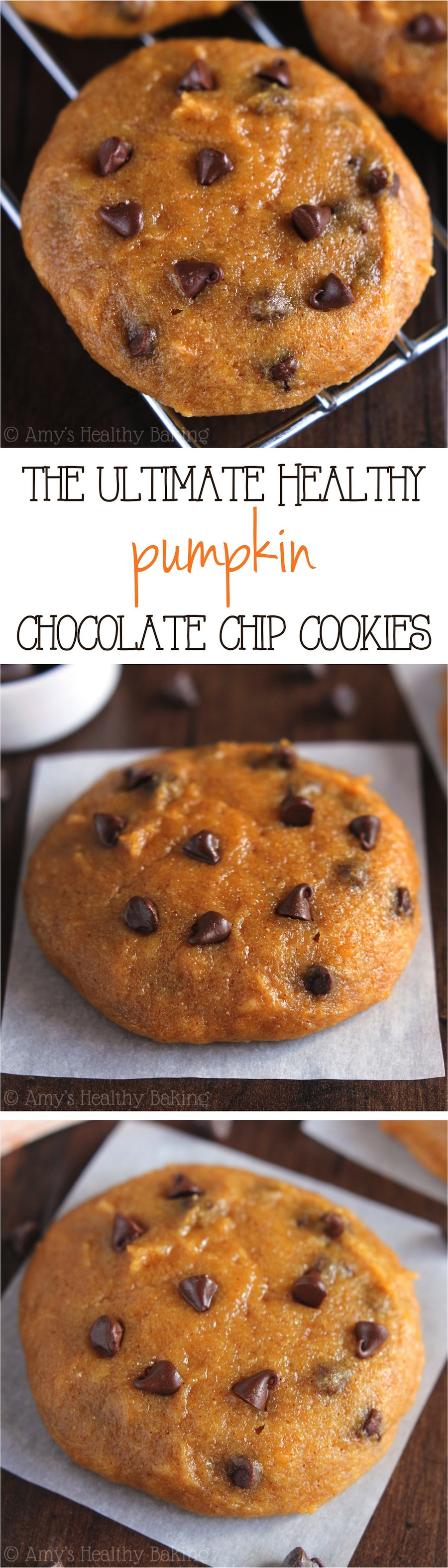 Pumpkin Cookies Recipe Healthy
 Ultimate Healthy Soft & Chewy Pumpkin Chocolate Chip