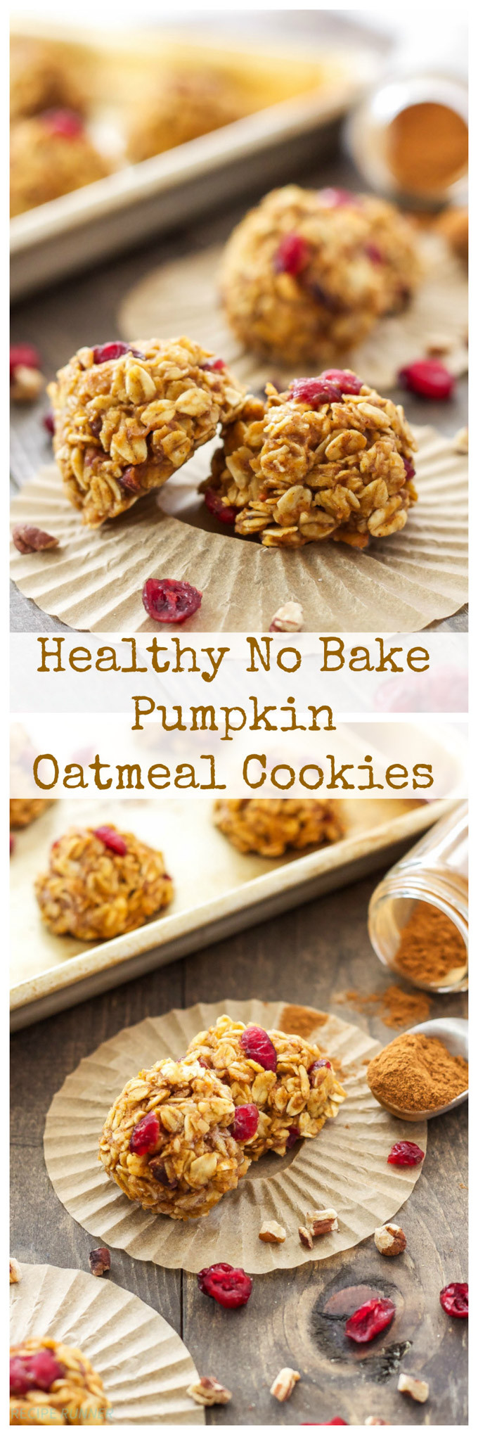 Pumpkin Oat Cookies Healthy
 Healthy No Bake Pumpkin Cookies Recipe Runner
