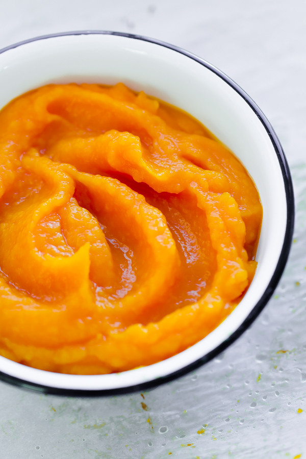 Pumpkin Puree Recipes Healthy
 Homemade Roasted Pumpkin Puree A Beautiful Plate