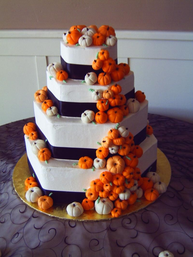 Pumpkin Wedding Cake
 Trends We Love Pumpkin Wedding Decor This Fairy Tale Life