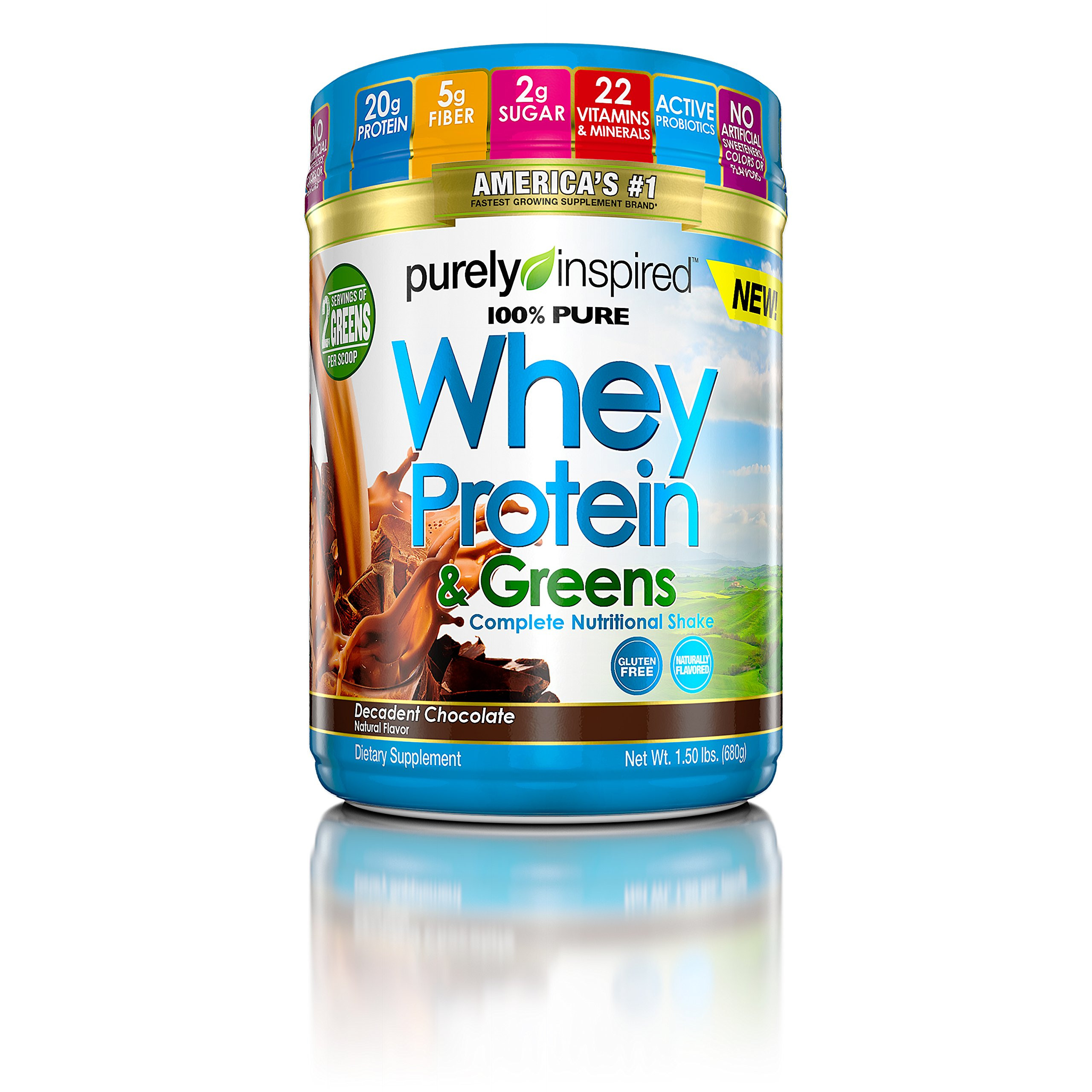 Purely Inspired Organic Greens
 Amazon Purely Inspired Organic Protein Powder 