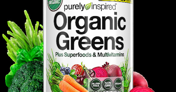 Purely Inspired Organic Greens
 Organic Greens Plus Superfoods & Multivitamins