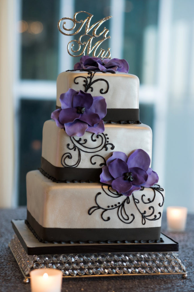 Purple And Black Wedding Cakes
 Nashville Sweets