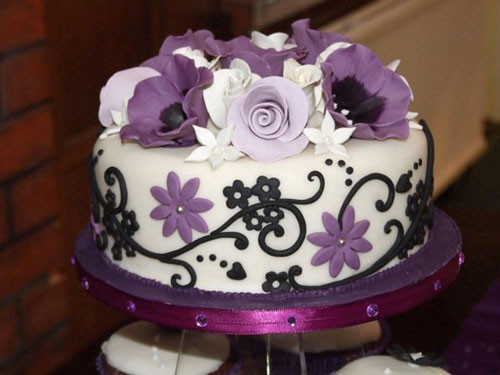 Purple And Black Wedding Cakes
 Purple Wedding Cakes Best of Cake