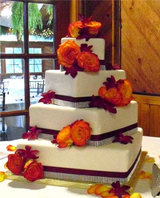 Purple And Orange Wedding Cakes
 Fall Wedding – We Do Dream Weddings