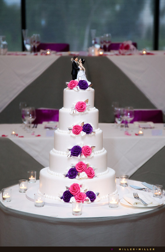Purple And Red Wedding Cakes
 Mique s blog Angie and Tim 39s Italian themed Carillon