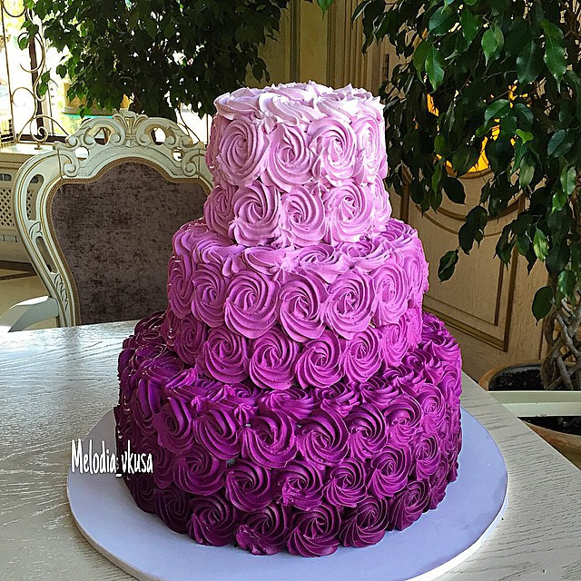 Purple And Red Wedding Cakes
 Three Tiered Wedding Cakes Archives Bouquet Wedding Flower