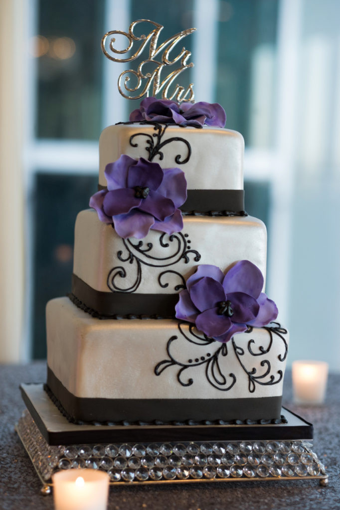 Purple And Silver Wedding Cakes
 Nashville Sweets