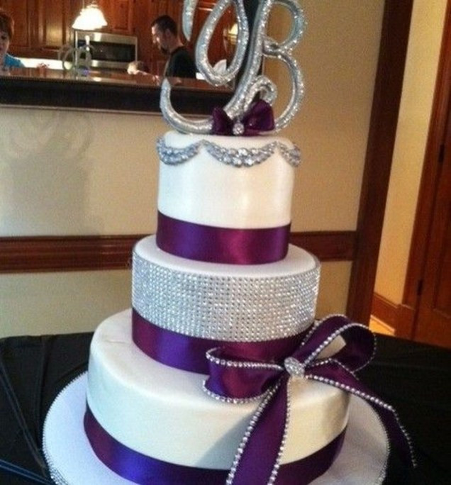 Purple And Silver Wedding Cakes
 83 Silver And Purple Wedding Cakes VIs Wed