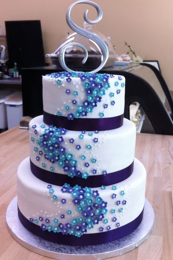 Purple And Turquoise Wedding Cakes
 Wedding Color Schemes For 2015