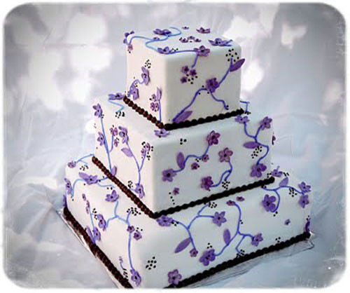 Purple And White Wedding Cakes
 Purple Wedding Cakes Best of Cake