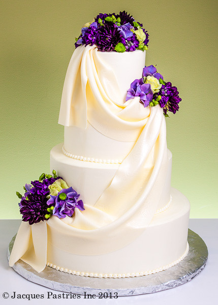 Purple And Yellow Wedding Cake
 15 Purple Wedding Cakes Ideas