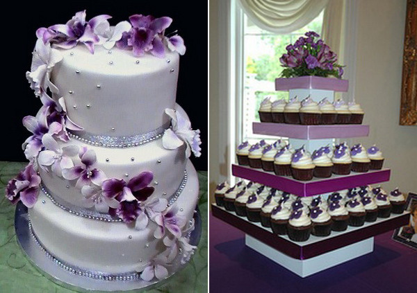 Purple Wedding Cakes Ideas
 Purple Wedding Cakes 4