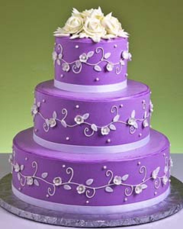 Purple Wedding Cakes Pictures
 Purple Wedding Cakes Wedding and Bridal Inspiration