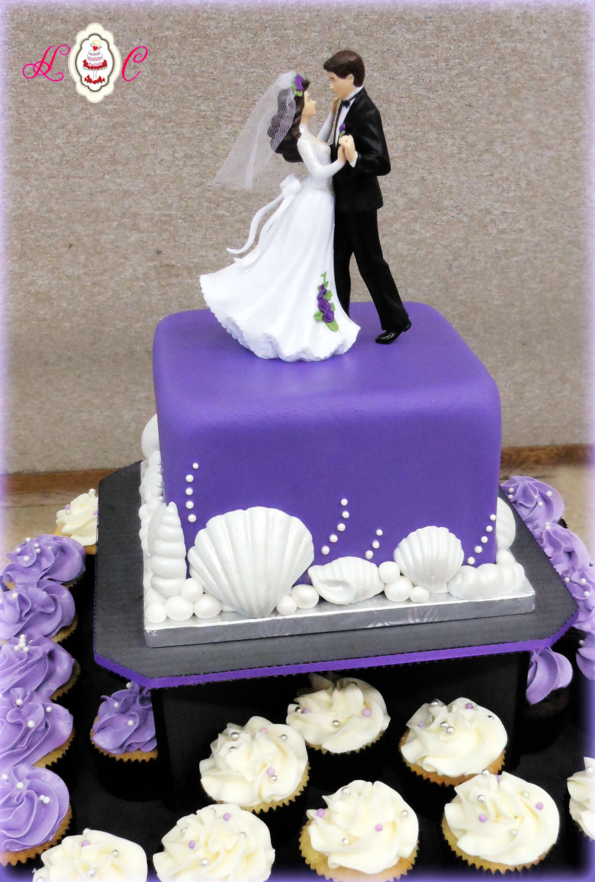 Purple Wedding Cakes Pictures
 Wedding Cakes in Marietta Parkersburg & More Heavenly