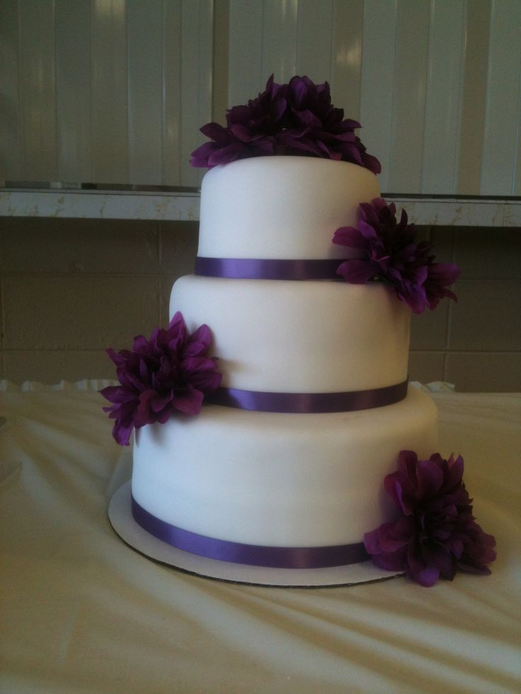 Purple Wedding Cakes With Prices
 Simple purple wedding cakes idea in 2017