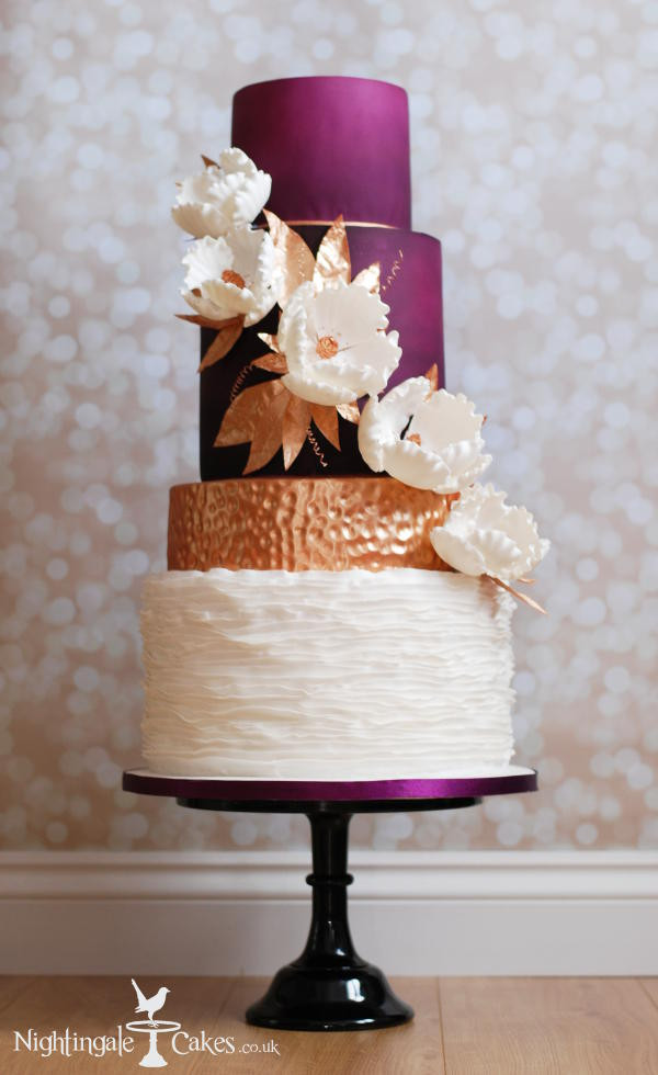 Purple Wedding Cakes With Prices
 Purple wedding cakes with prices idea in 2017