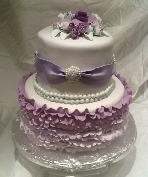 Purple Wedding Cakes With Prices
 Purple wedding cake ideas idea in 2017