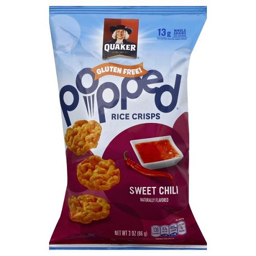 Quaker Popped Rice Snacks Healthy
 Quaker Popped Rice Crisps Sweet Chili 3 oz bag