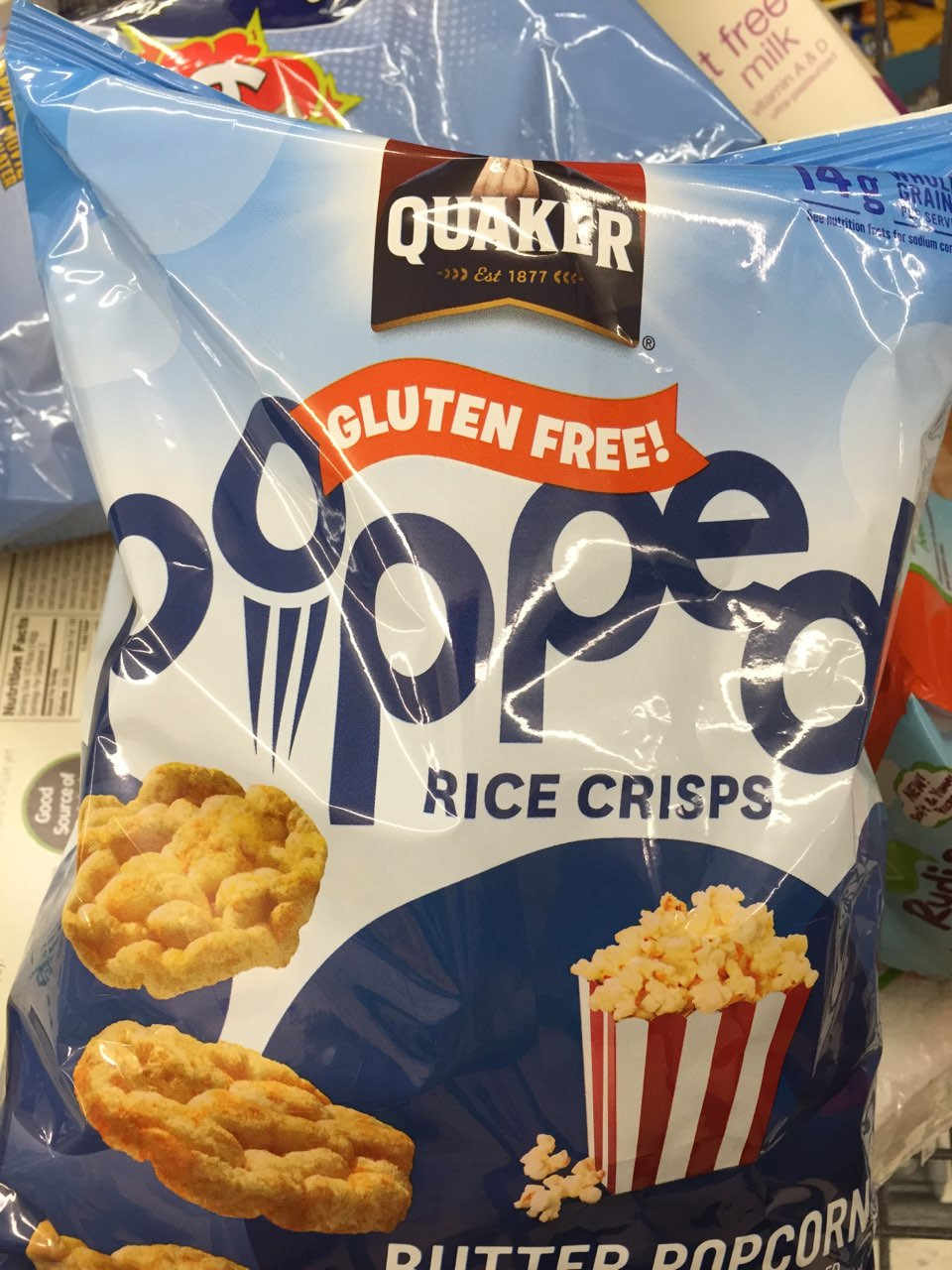 Quaker Popped Rice Snacks Healthy
 Quaker Popped Rice Snacks Buttered Popcorn Flavor