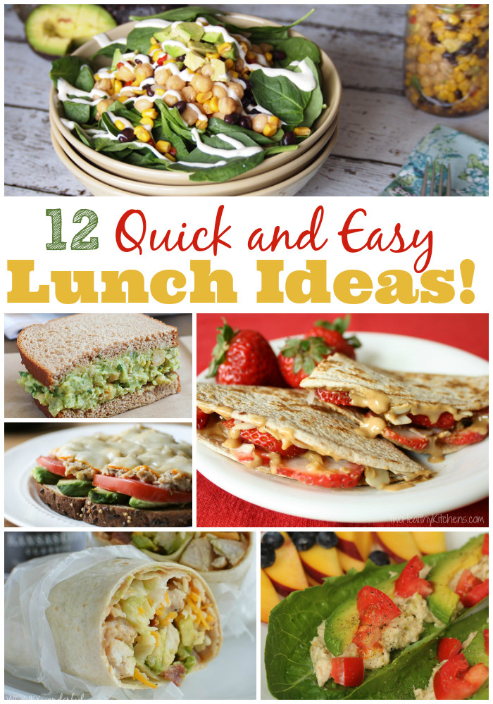 Quick And Easy Healthy Lunches
 Quick and Easy Lunch Ideas The Weary Chef