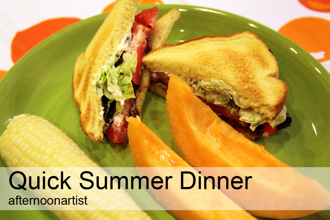 Quick And Easy Summer Dinners
 farmer’s market