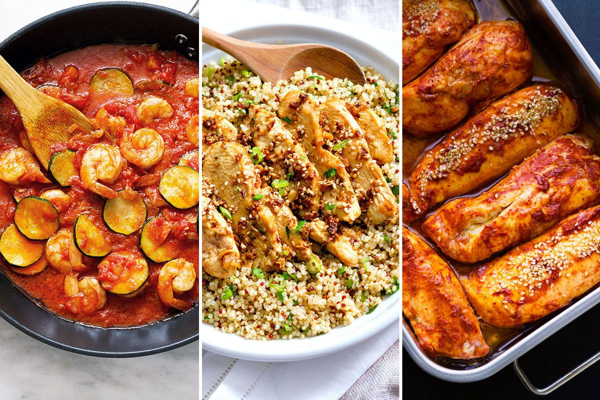 Quick And Healthy Dinners
 Healthy Dinner Recipes 22 Fast Meals for Busy Nights