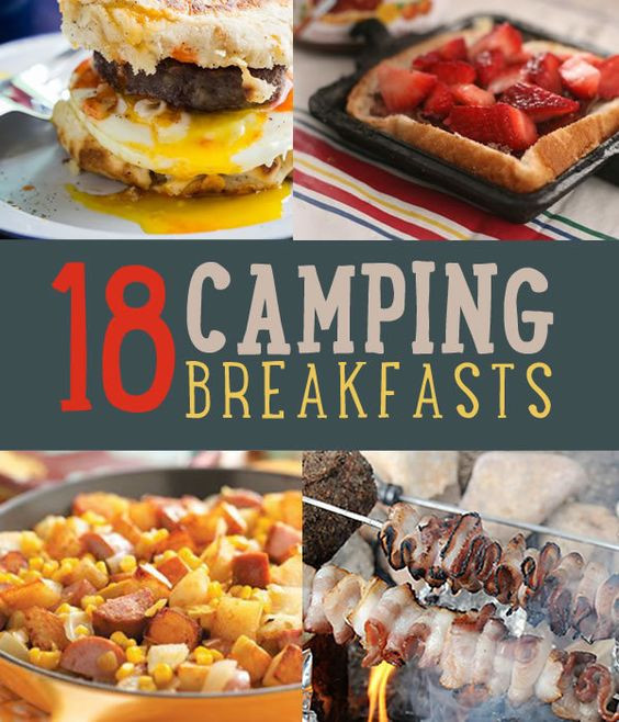 Quick Camping Dinners
 Breakfast and brunch Camping recipes and Camping on Pinterest