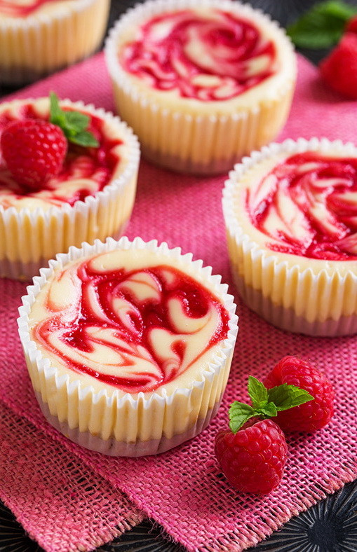 Quick Easy Healthy Desserts
 Raspberry Spiral Cheesecake Tart – Quick Healthy Dessert