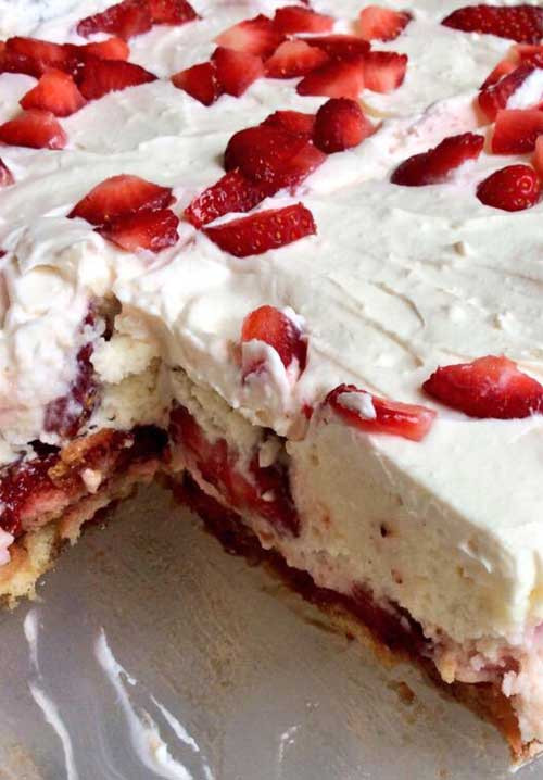 Quick Easy Summer Desserts
 No Bake Strawberry Shortcake