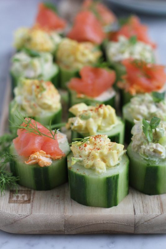 Quick Healthy Appetizers
 Quick and Easy Cucumber Bites Three Ways