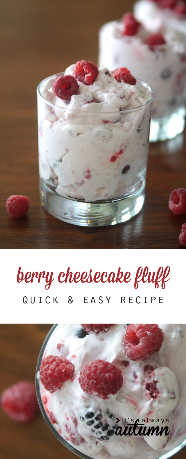 Quick Healthy Dessert Recipes
 berry cheesecake fluff a lighter holiday dessert It s