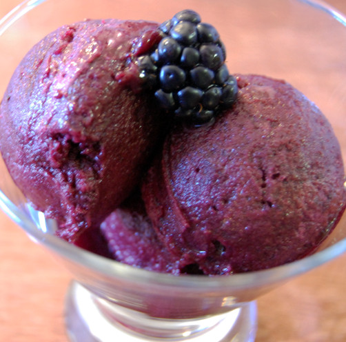 Quick Healthy Dessert Recipes
 Quick and Healthy Blackberry Sherbet